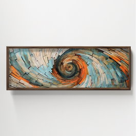 Wallity HUM028 Cuadro Decorativo Enmarcado Multicolor